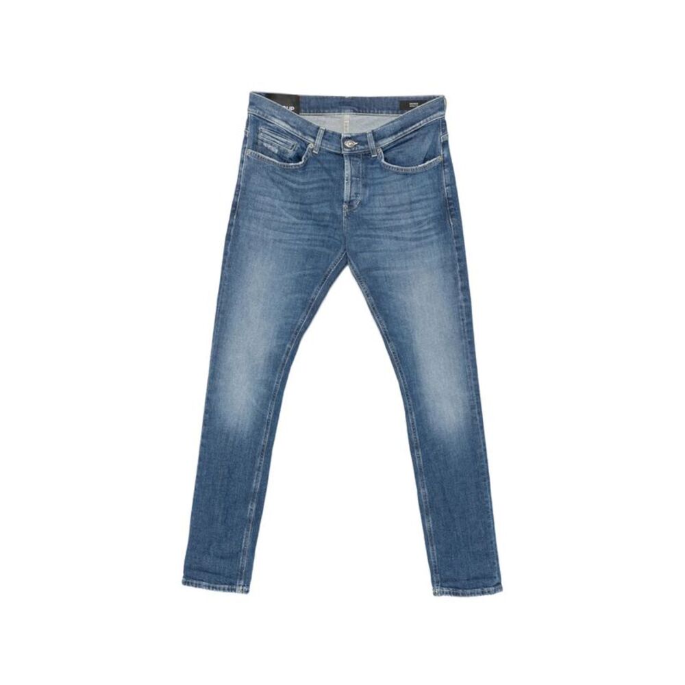 Dondup Blue Denim - Slim-Fit Jeans Men